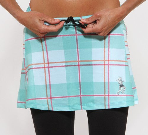 Caribbean Plaid Capri Skirt