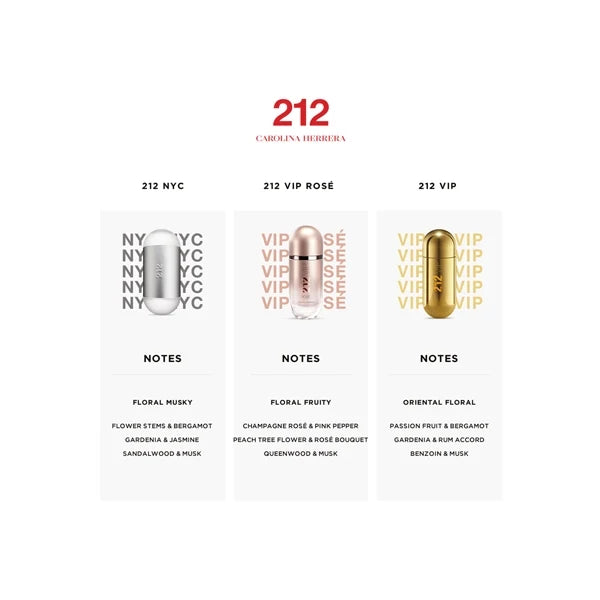 Carolina Herrera 212 VIP Rose Eau de Parfum 50 ml