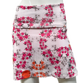 Cerise Blossom Athletic Skirt Wide Waistband