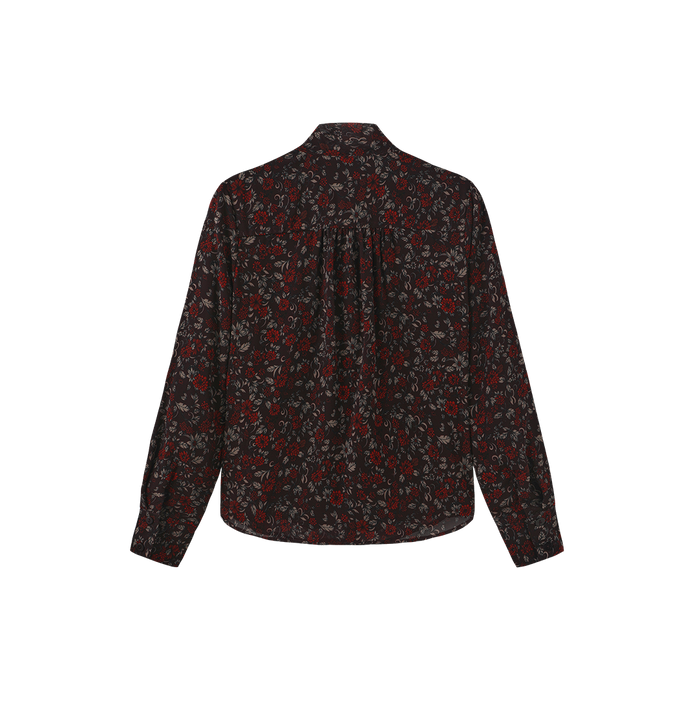 Chelsea Floral Neck Tie Blouse
