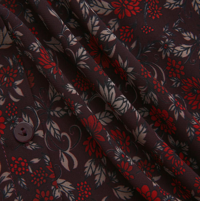 Chelsea Floral Neck Tie Blouse