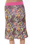 chocofleurs knee length running skirt