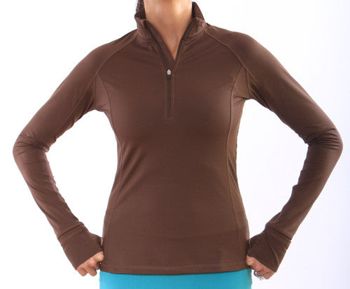 subzero half zip choco