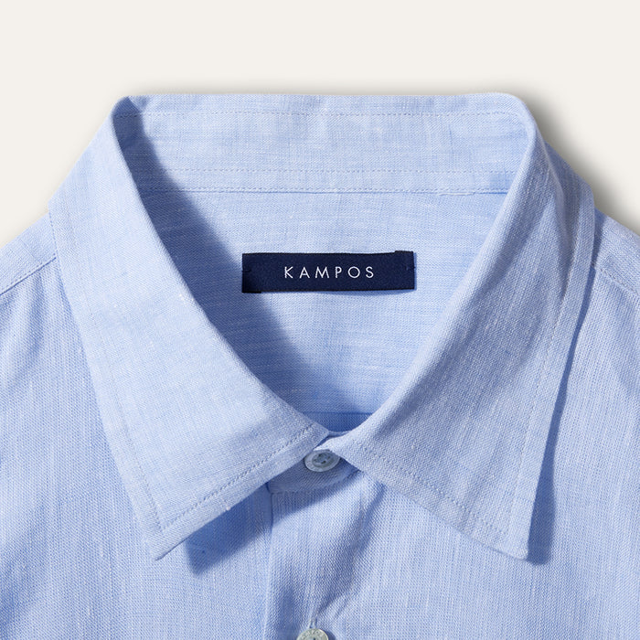 Classic Linen Shirt Light Blue