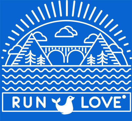Cobalt Run Love®  California Performance Racerback