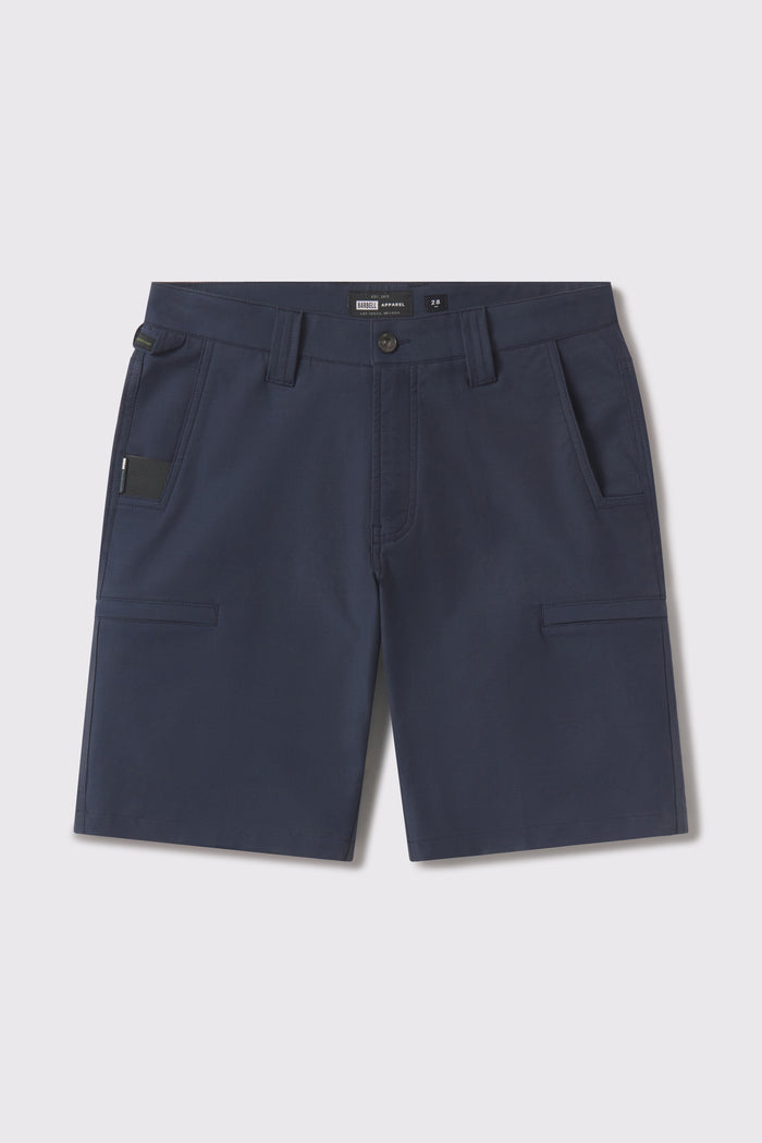 Covert Short - Cadet - photo from front flat lay #color_cadet