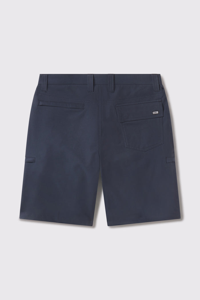 Covert Short - Cadet - photo from back flat lay #color_cadet