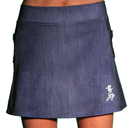 denim athletic skirt
