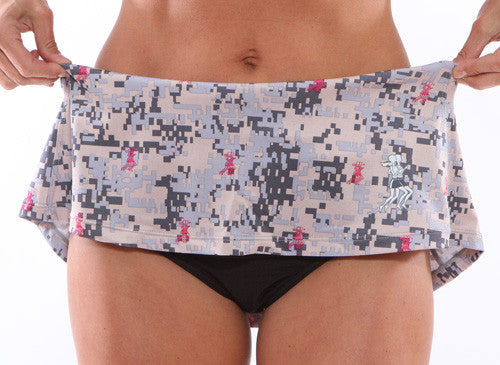 desert camp running skirt brief