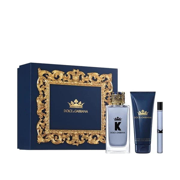 Dolce&Gabbana Eau de Toilette 100ml with After Shave Balm 75ml And Trial Size 10ml