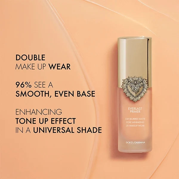 Dolce&Gabbana Everlast Primer 24H Blurred Matte Pore Minimizing 2X Makeup Wear