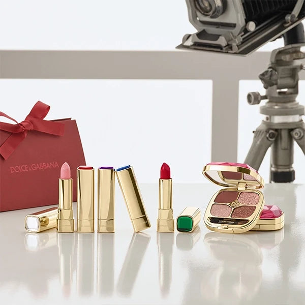 Dolce&Gabbana Gemstone Lipstick Limited Edition Shine Finish - 115 Ruby Blush#Shade_115 Ruby Blush
