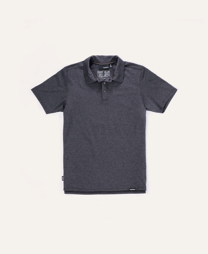 EDO Polo - Men's Fit Truewerk #color_Dark Heathered Grey