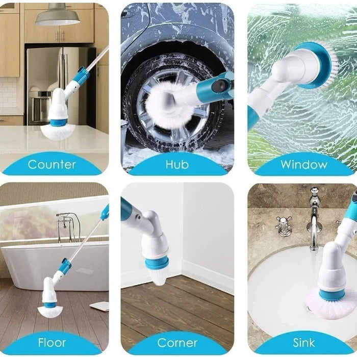 Electric Rotating Bathroom Scrubbing Brush