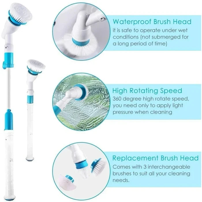 Electric Rotating Bathroom Scrubbing Brush