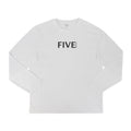 חולצת לייקרה לבנה Five מידות גדולות גברים