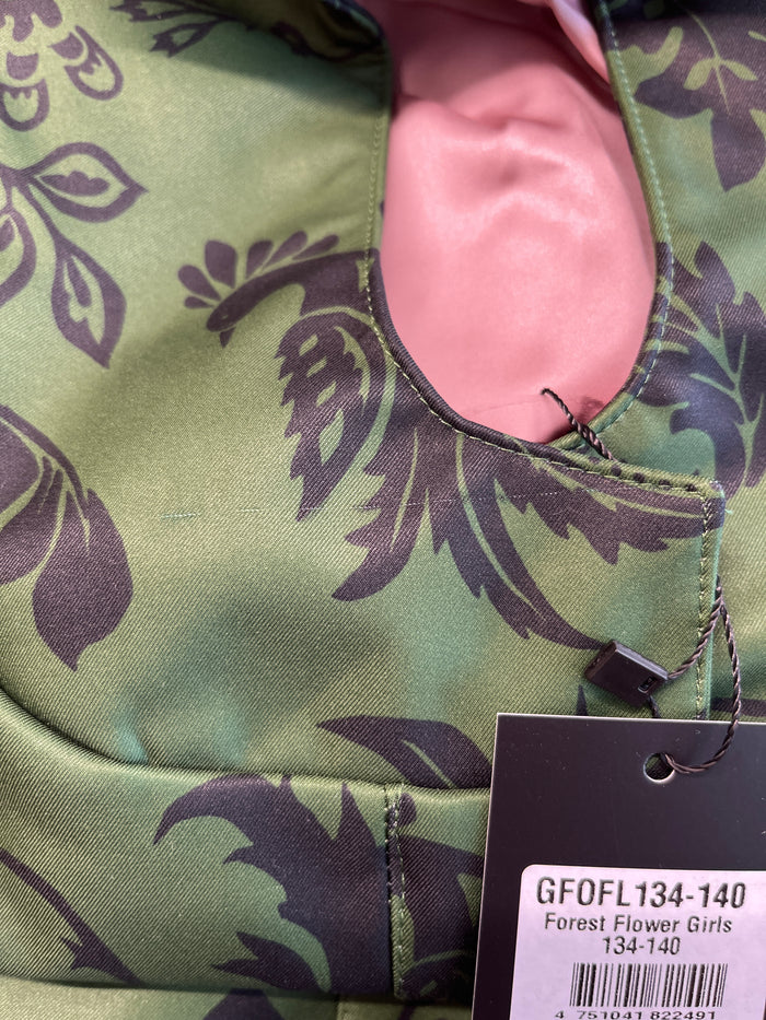 'Forest Flower' girls coat in size 134/140 (with imperfection)