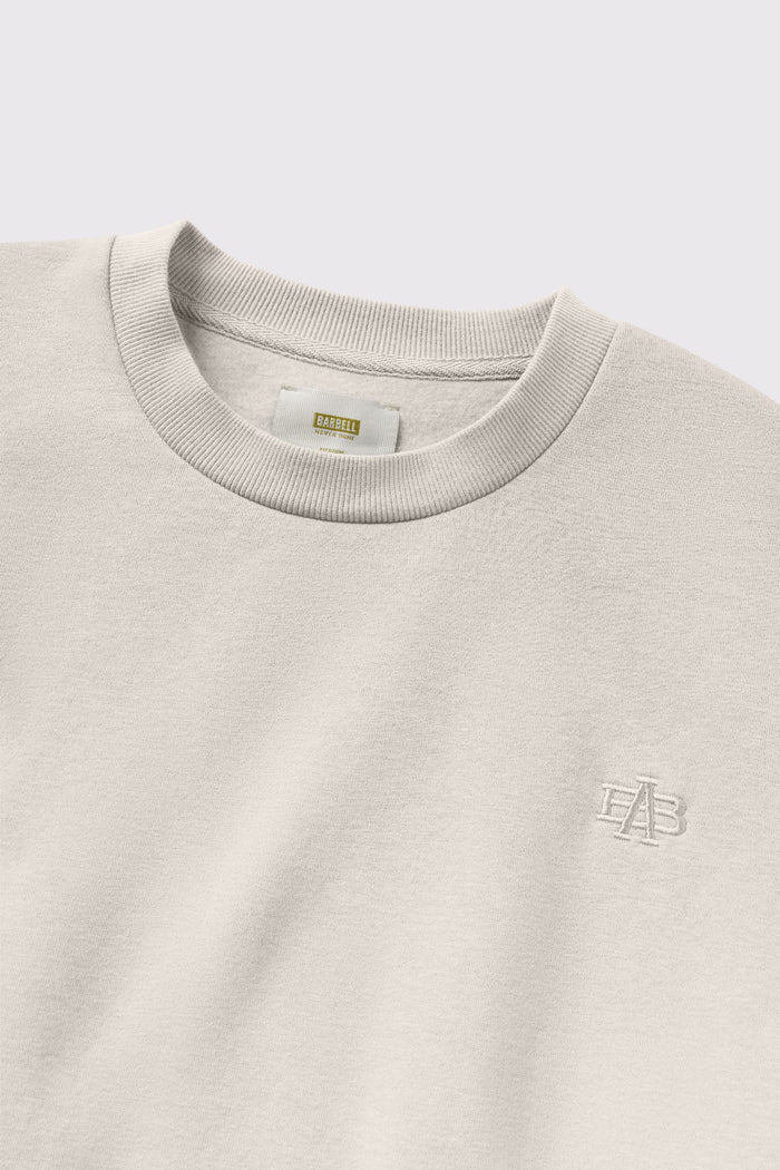 Foundation Crewneck - Drift- photo from collar #color_drift