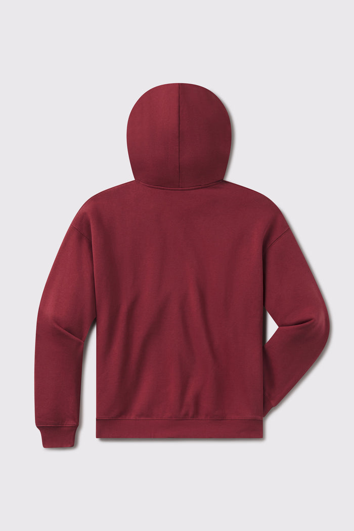 Foundation Hoodie - Clay - photo from back flat lay #color_clay