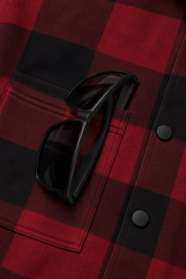 Frontier Flannel - Forge Plaid- photo from sunglasses detail #color_forge-plaid