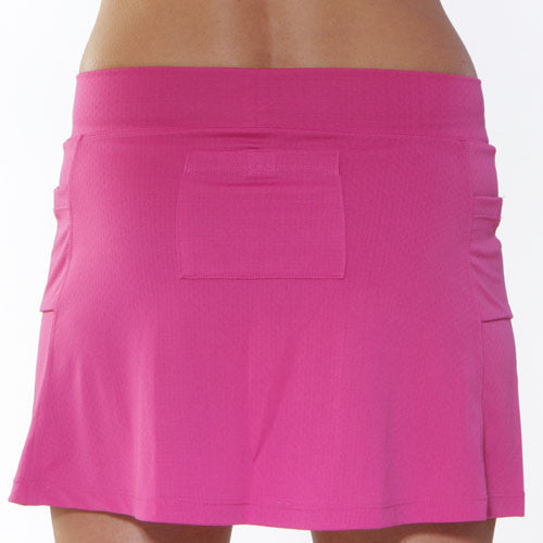fuschia ultra athletic skirt back