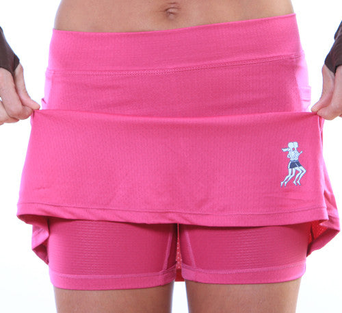 fuschia ultra athletic compressin shorts