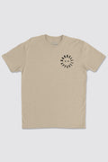 Full Circle Tee - Tan - photo from front flat lay #color_tan