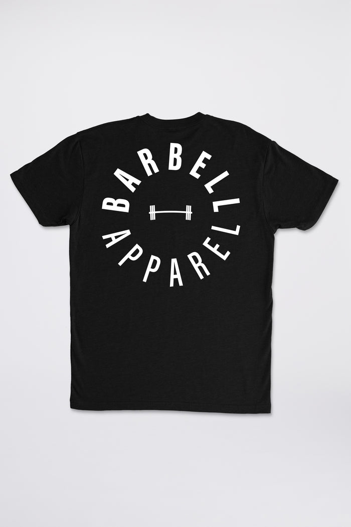 Full Circle Tee - Black - photo from back flat lay #color_black