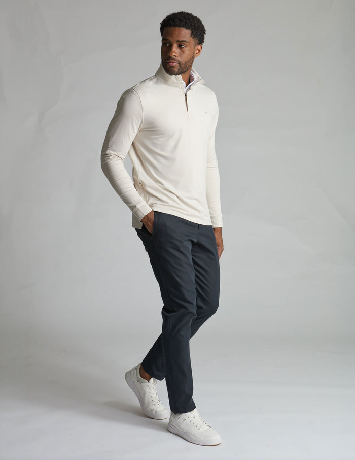 GHØST CHINOS - Mach Black - Slim Fit (The Shadow Forms)
