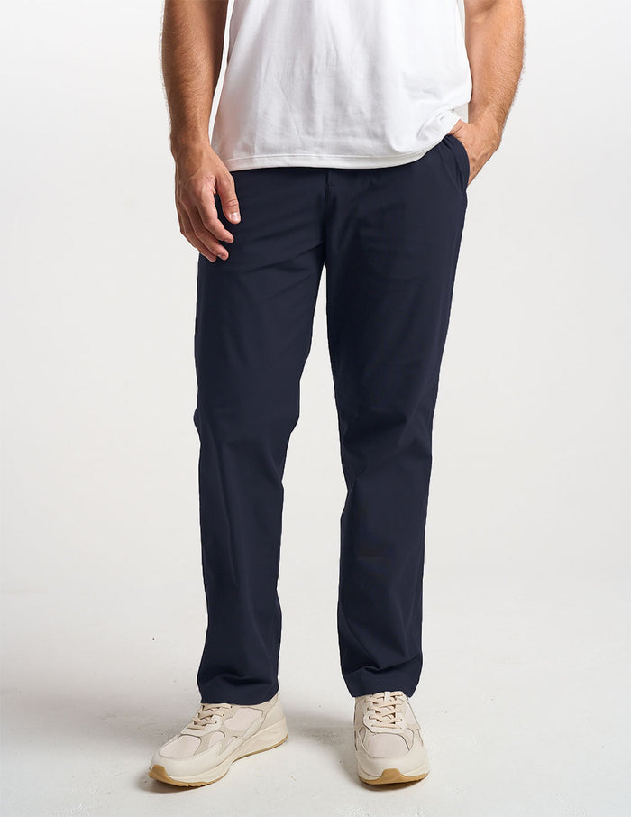 GHØST CHINOS - Signal Navy - Classic Fit (The Laminar Flows)