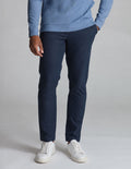 GHØST CHINOS - Signal Navy - Slim Fit (The Laminar Flows)