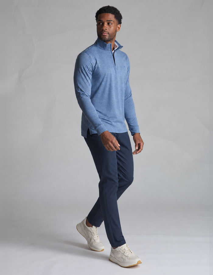 GHØST CHINOS - Signal Navy - Slim Fit (The Laminar Flows)