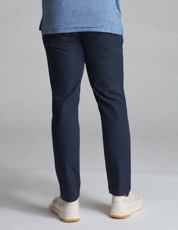 GHØST CHINOS - Signal Navy - Slim Fit (The Laminar Flows)