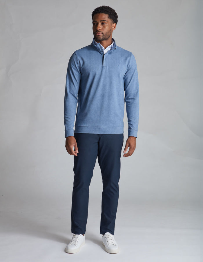 GHØST CHINOS - Signal Navy - Slim Fit (The Laminar Flows)