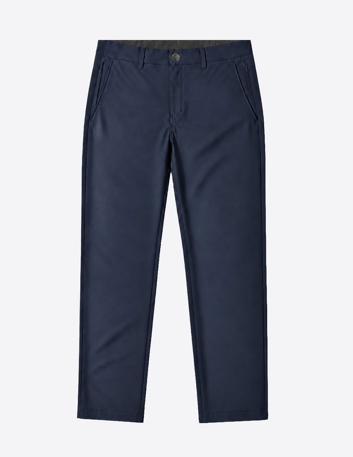 GHØST CHINOS - Signal Navy - Slim Fit (The Laminar Flows)