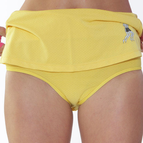 gold ultra running skirt brief