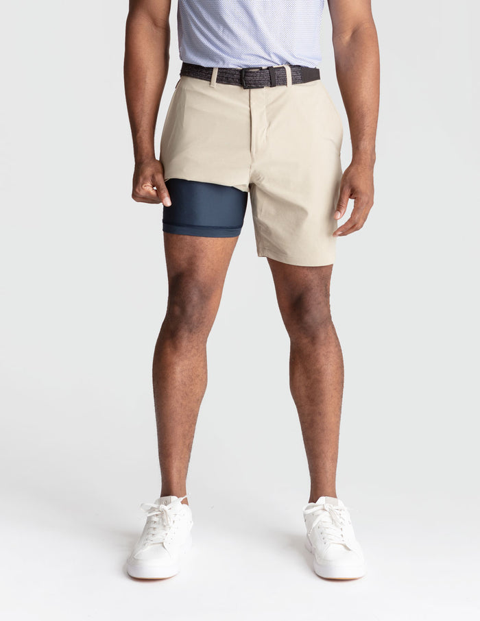 Golf Shorts - Stratos Sand (The Soakmonts)