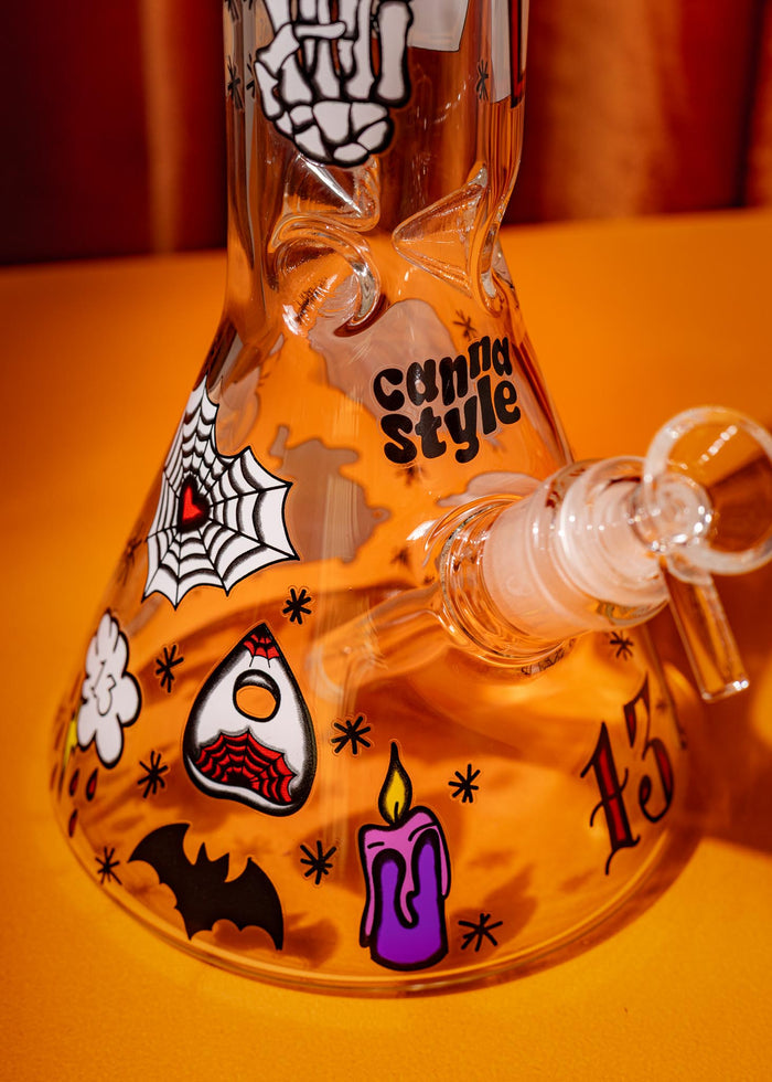 HALLOWEEN TATTOO BONG 16”