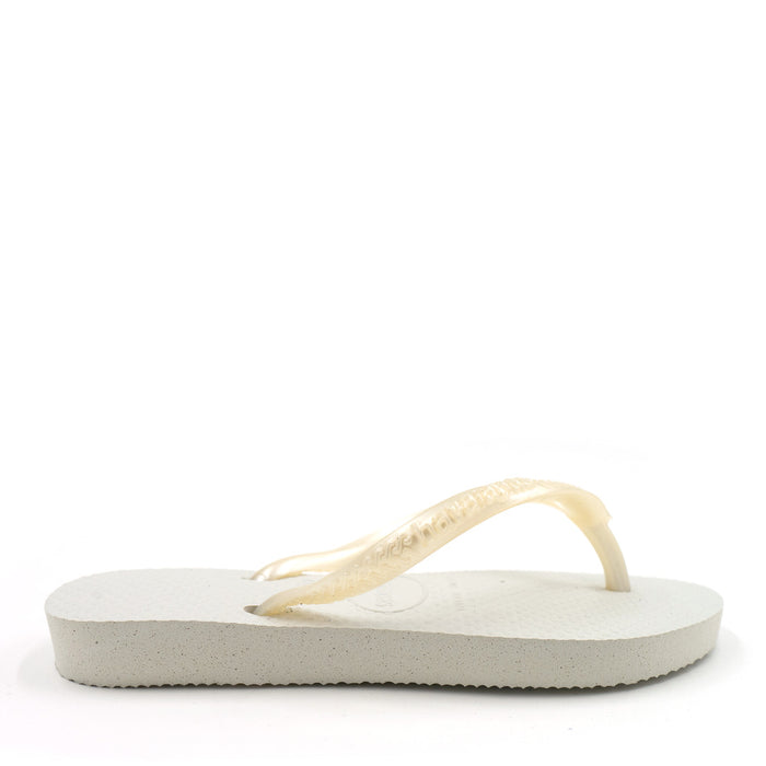 כפכף הוואינס סלים לבן Havaianas מידות ילדים