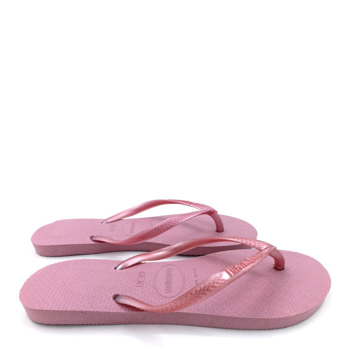 כפכף הוואינס סלים Havaianas ורוד שיפון