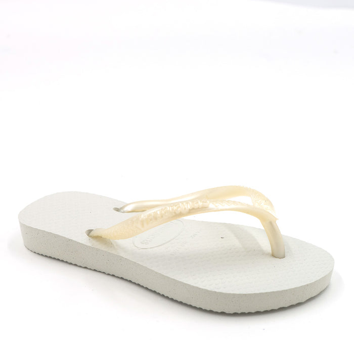 כפכף הוואינס סלים לבן Havaianas מידות ילדים