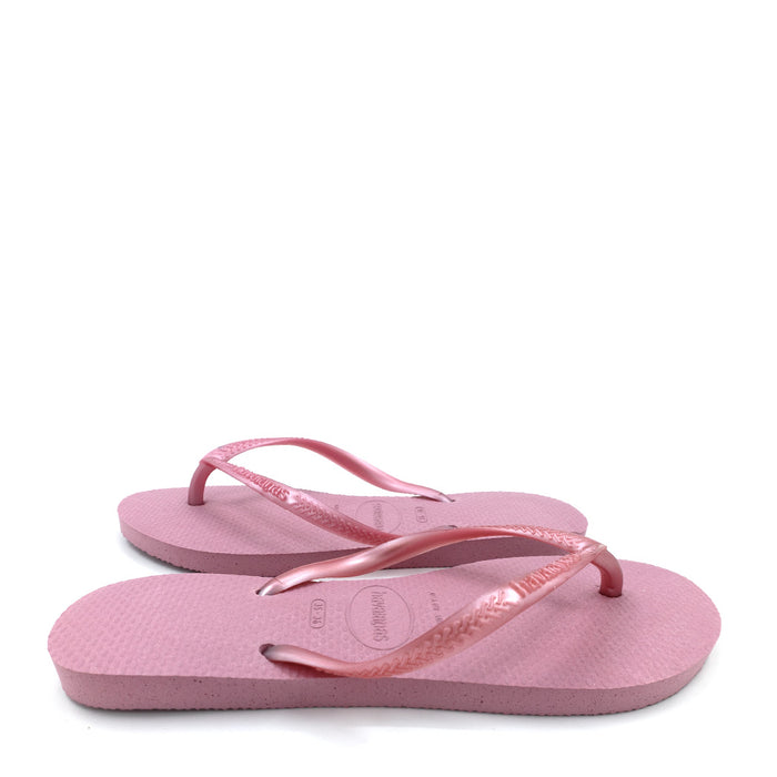 כפכף הוואינס סלים Havaianas ורוד שיפון