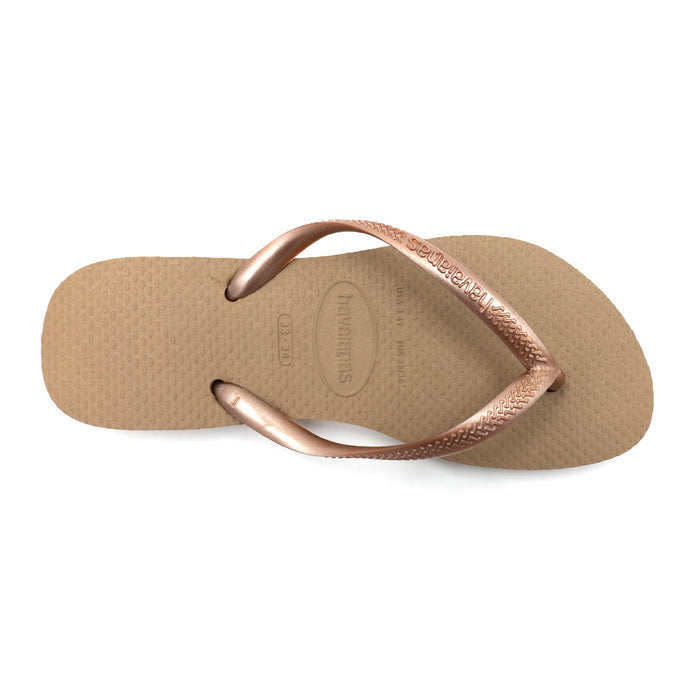 כפכף הוואינס Havaianas חום-זהב