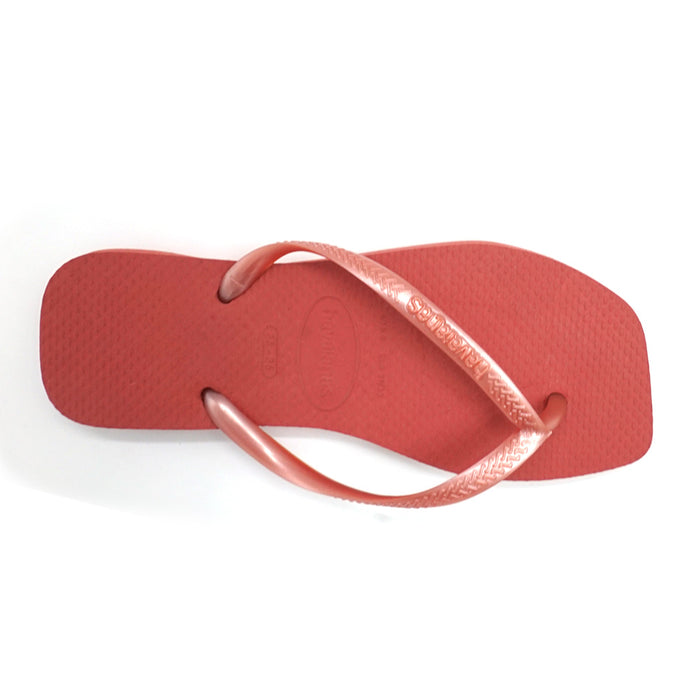 כפכף הוואינס סלים סקוואר Havaianas חום-חימר
