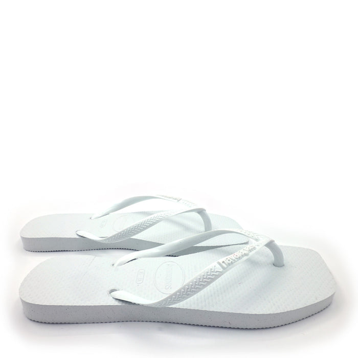 כפכף הוואינס סלים סקוואר Havaianas לבן