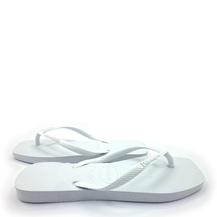 כפכף הוואינס סלים סקוואר Havaianas לבן