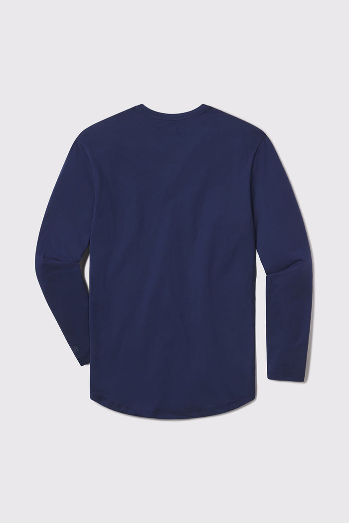 Havok Long Sleeve - Cadet - photo from back flat lay #color_cadet