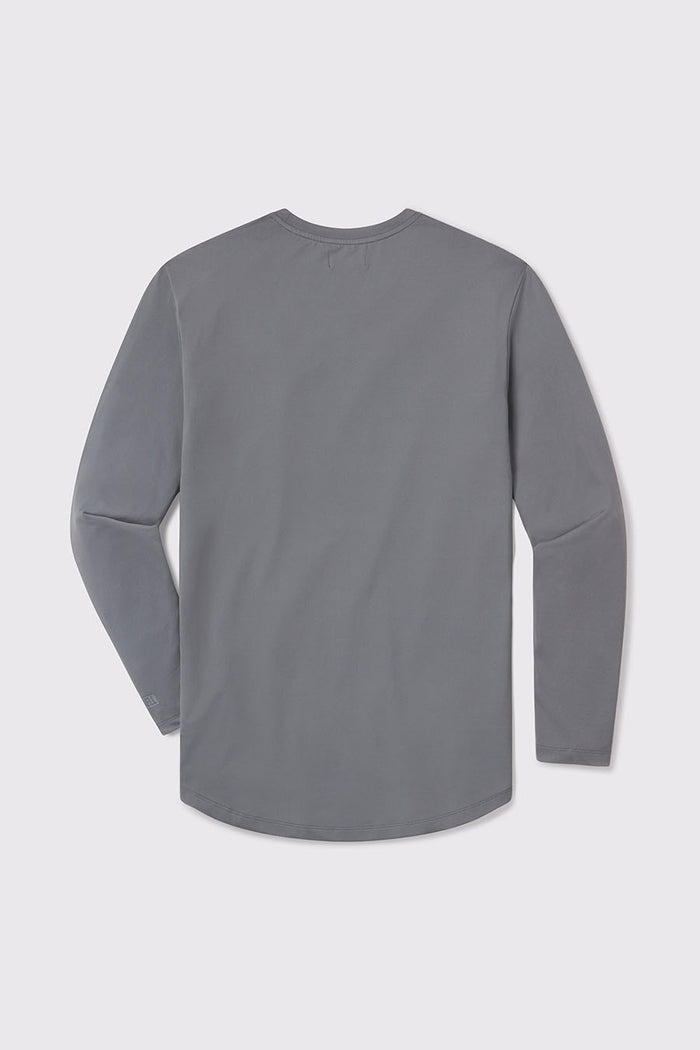 Havok Long Sleeve - Slate - photo from back flat lay #color_slate