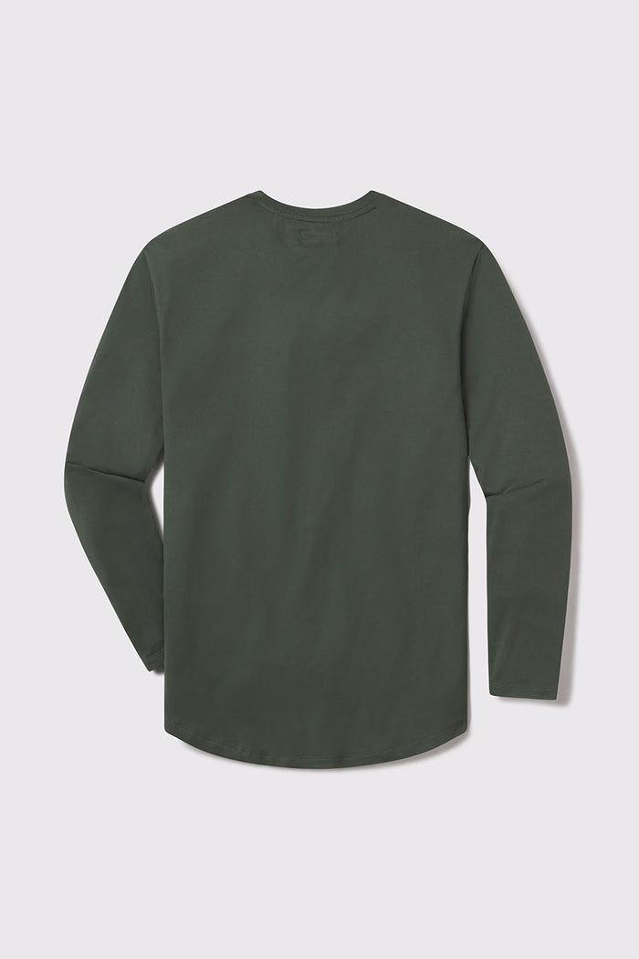 Havok Long Sleeve - Rifle - photo from back flat lay #color_rifle