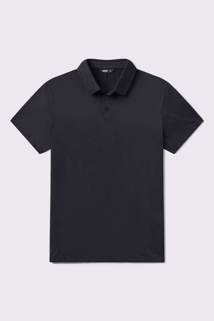Havok Polo -Black - photo from front flat lay #color_black